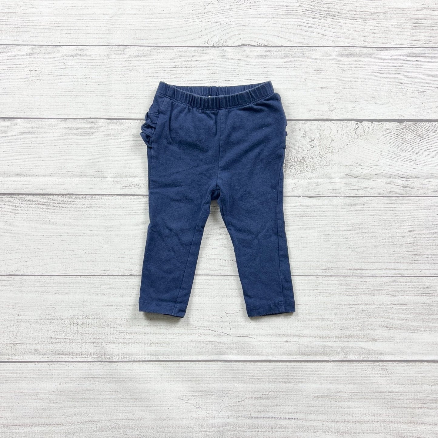 Old Navy Baby Girl Ruffle Butt Leggings Stretch Pants 6-12 Months