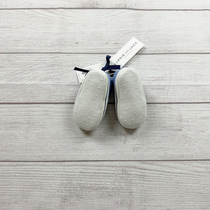 Janie And Jack Baby Pumpkin Denim Slip On Shoes NWT 6-12 Months