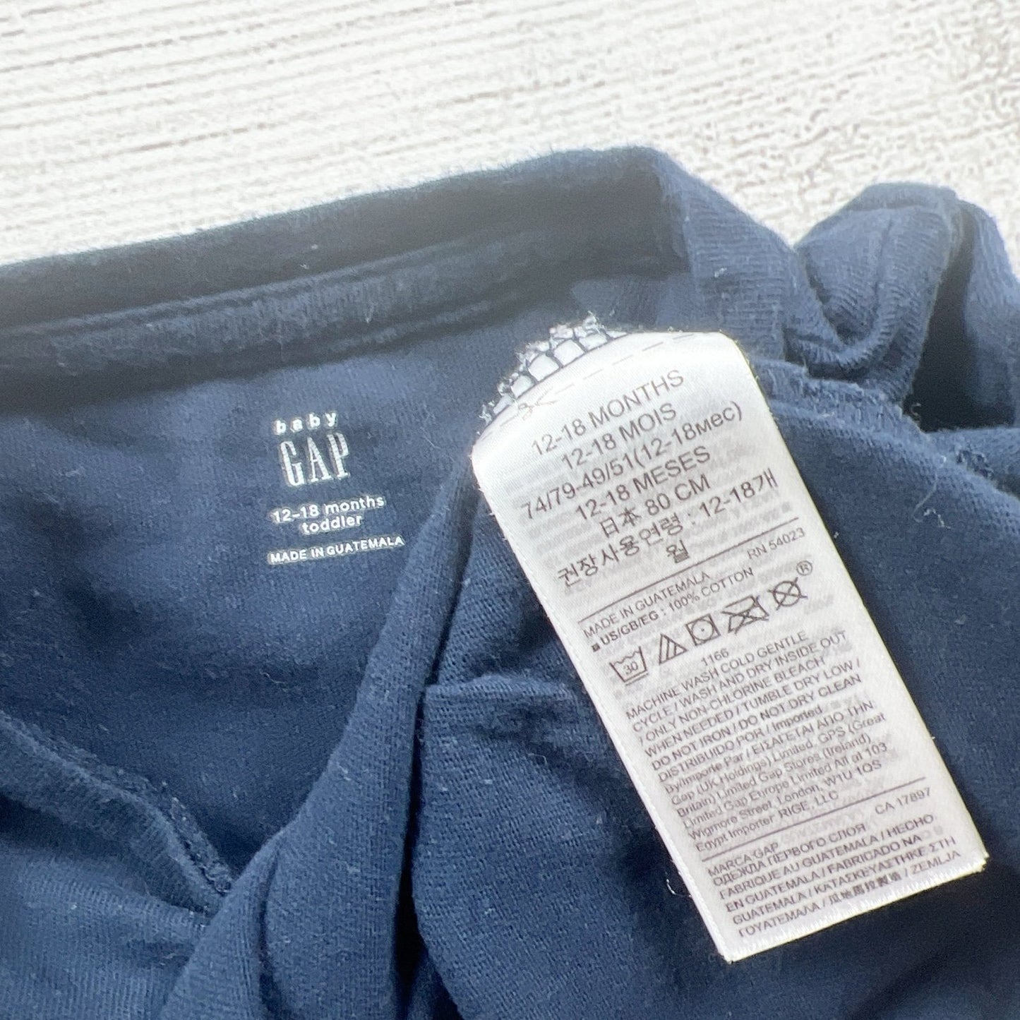 babyGap Toddler Long Sleeve Shirt “Kind Strong Little Brave” Top 12-18 Months