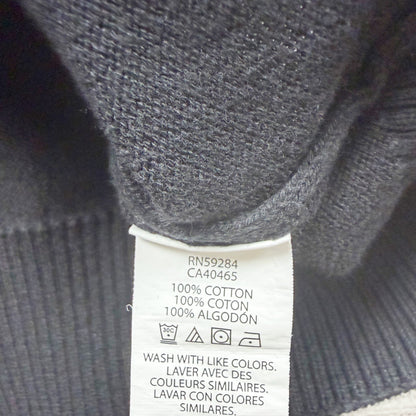 The Children's Place Girls Black Button Up Cardigan Knit Sweater 7-8