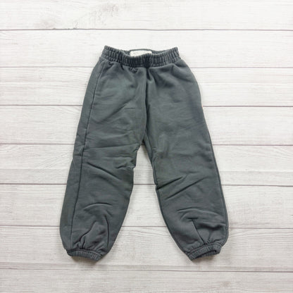 Minimalist Folk Co Gray Elastic Waist Jogger Pants Kids Sweatpants Relaxed Fit 4