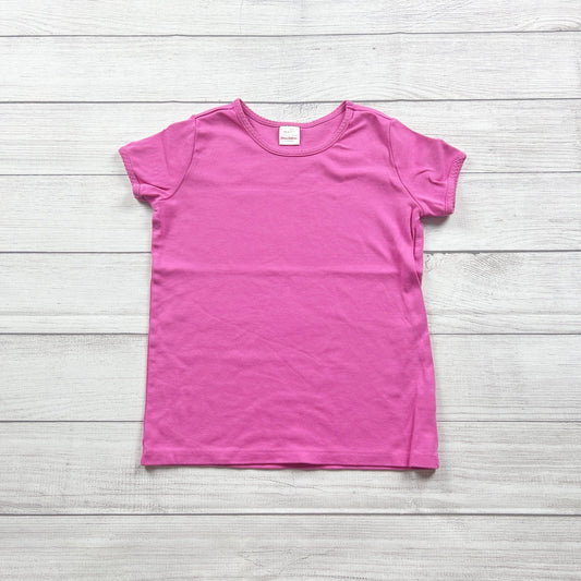 Hanna Andersson Girls Pink Short Sleeve T-Shirt Cotton Tee 12
