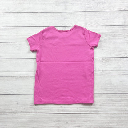 Hanna Andersson Girls Pink Short Sleeve T-Shirt Cotton Tee 12