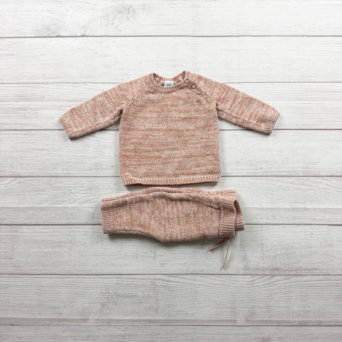 Just One You Carter's 2 Piece Knit Sweater Pants Set Outfit Baby 3-6 Months
