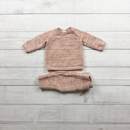 Just One You Carter's 2 Piece Knit Sweater Pants Set Outfit Baby 3-6 Months