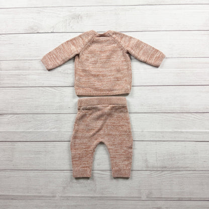 Just One You Carter's 2 Piece Knit Sweater Pants Set Outfit Baby 3-6 Months
