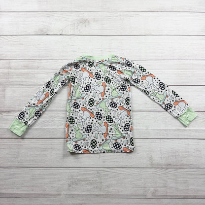 In My Jammers Pajama Set Bamboo Viscose Bunny Easter Egg Print 2-Piece 5T