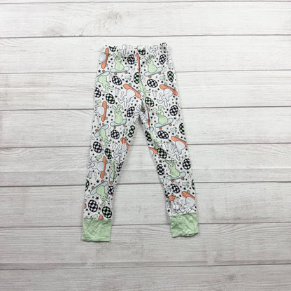 In My Jammers Pajama Set Bamboo Viscose Bunny Easter Egg Print 2-Piece 5T