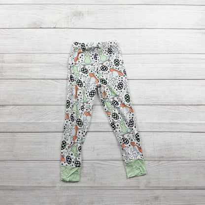 In My Jammers Pajama Set Bamboo Viscose Bunny Easter Egg Print 2-Piece 5T