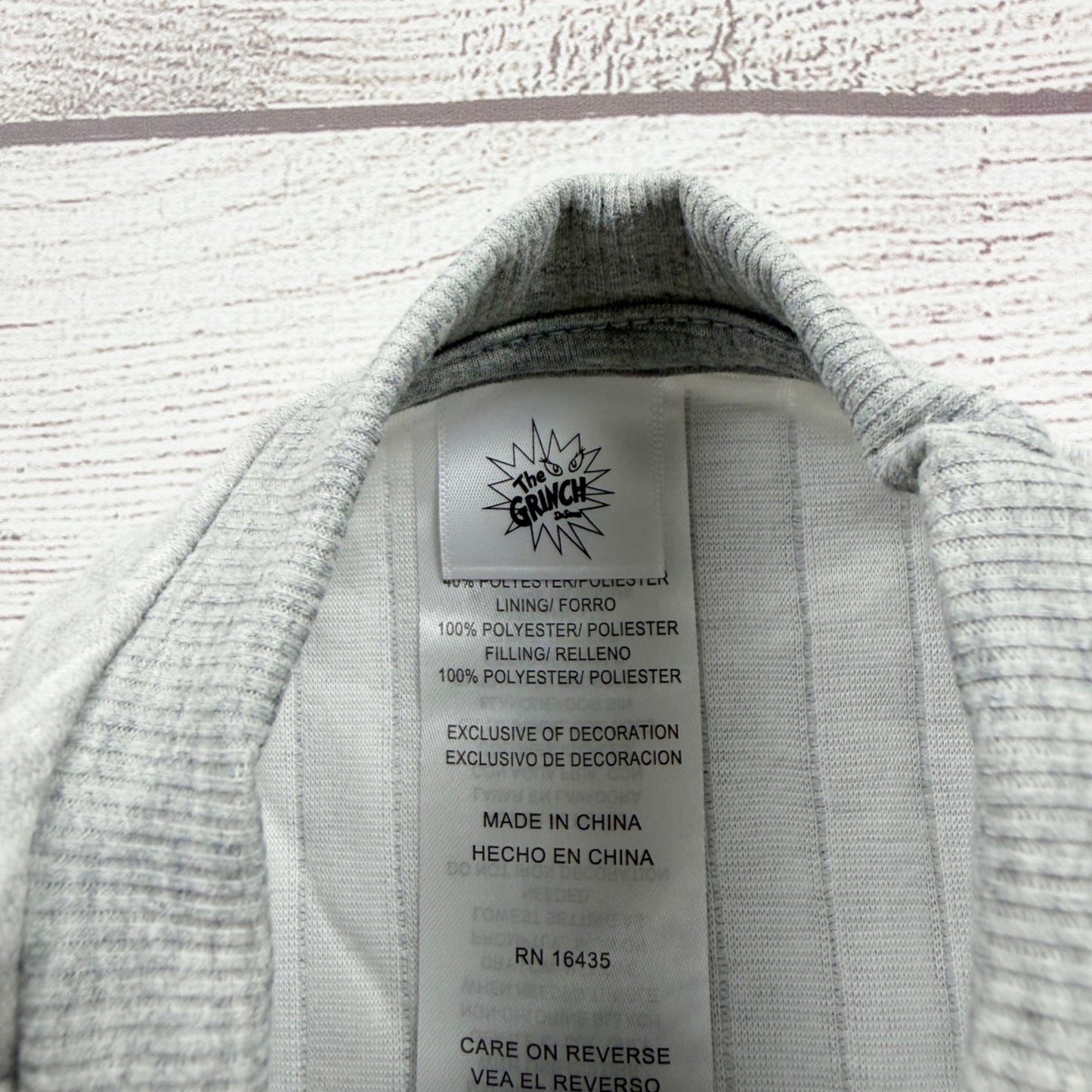 Dr. Seuss Grinch Toddler Outfit Gray 2 Piece Sweater Jogger Set NWT 12-18 Months