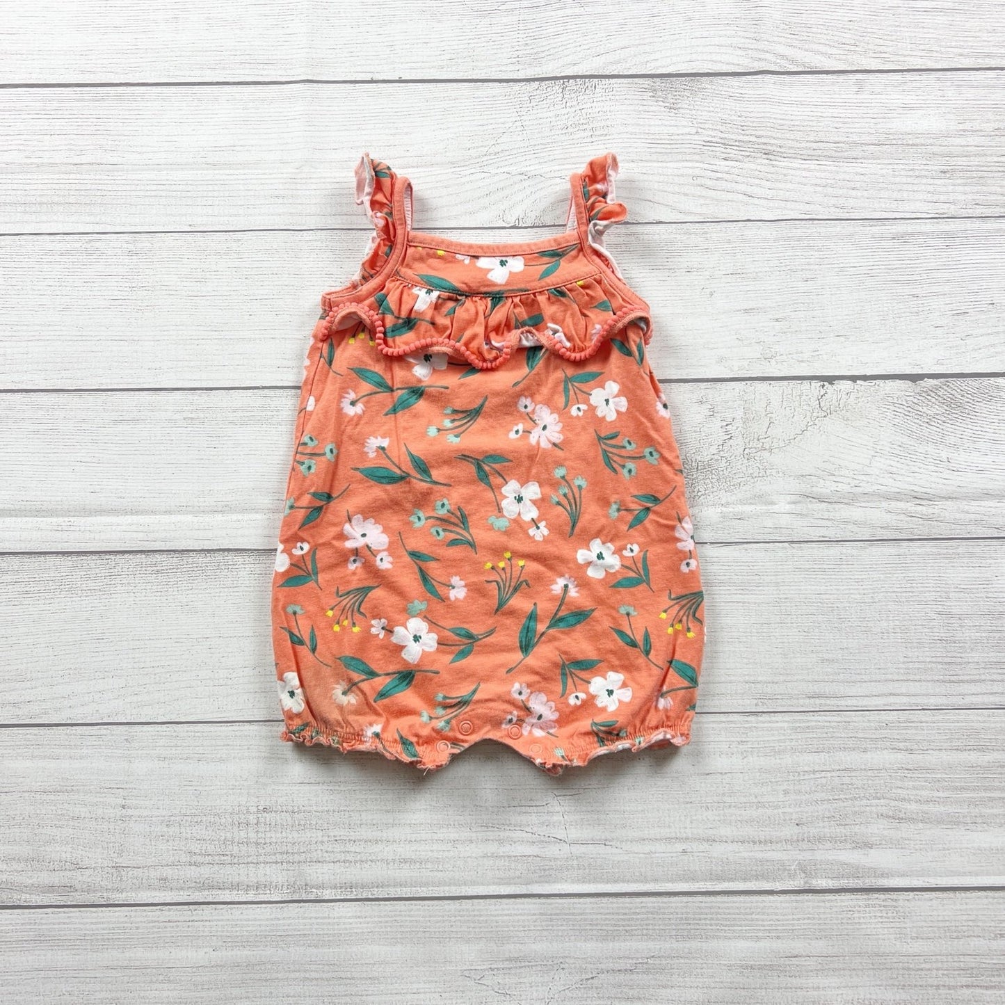 Just One You by Carter’s Baby Girl Floral Romper 12 Months