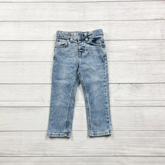 Cat & Jack Skinny Jeans Toddler Boys Light Wash Denim Super Stretch Pants 3T