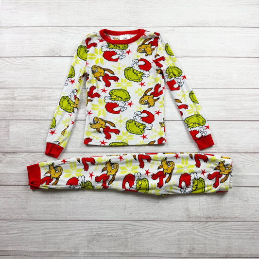 Dr. Seuss The Grinch Kids Pajama Set Holiday Max Character Print Sleepwear 6