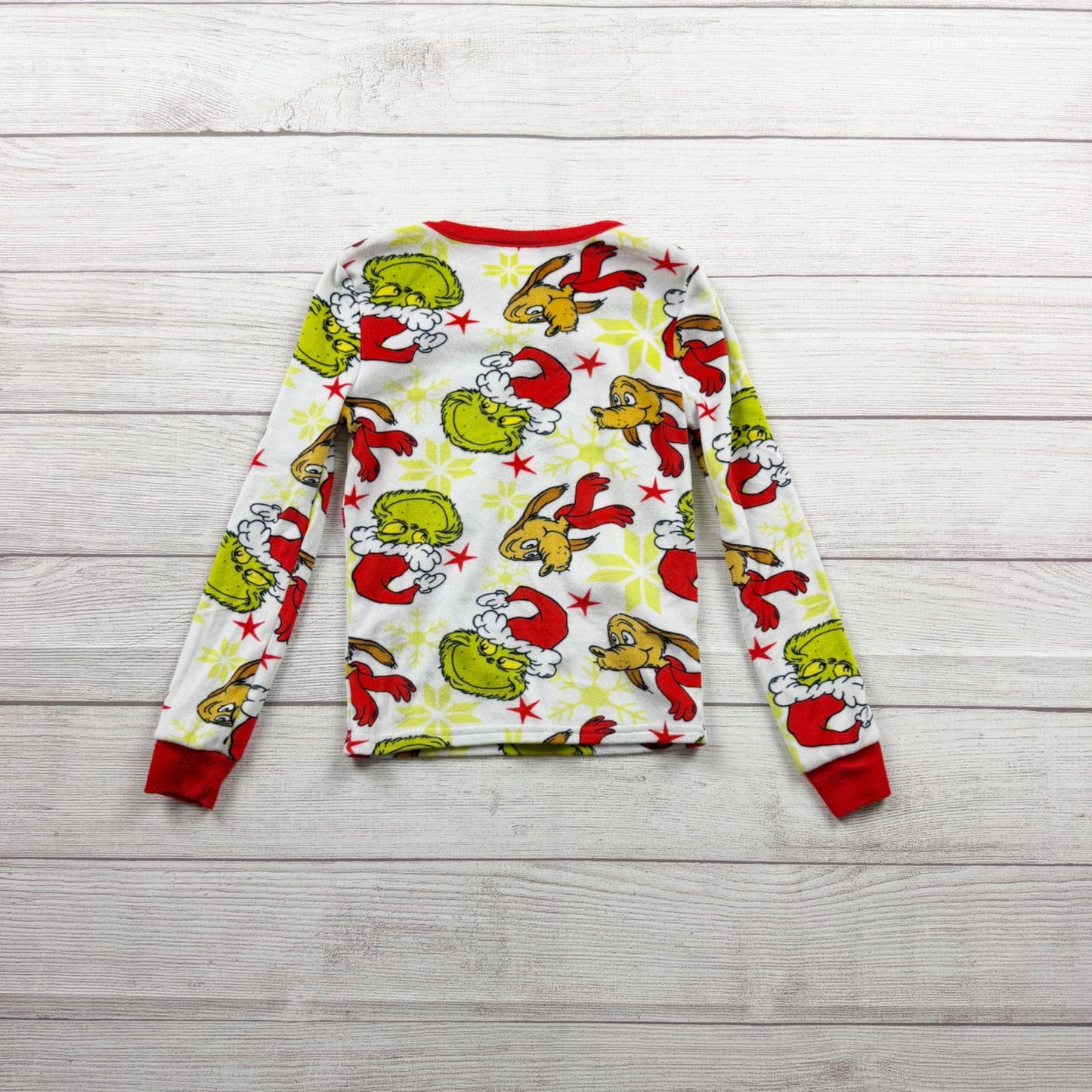 Dr. Seuss The Grinch Kids Pajama Set Holiday Max Character Print Sleepwear 6