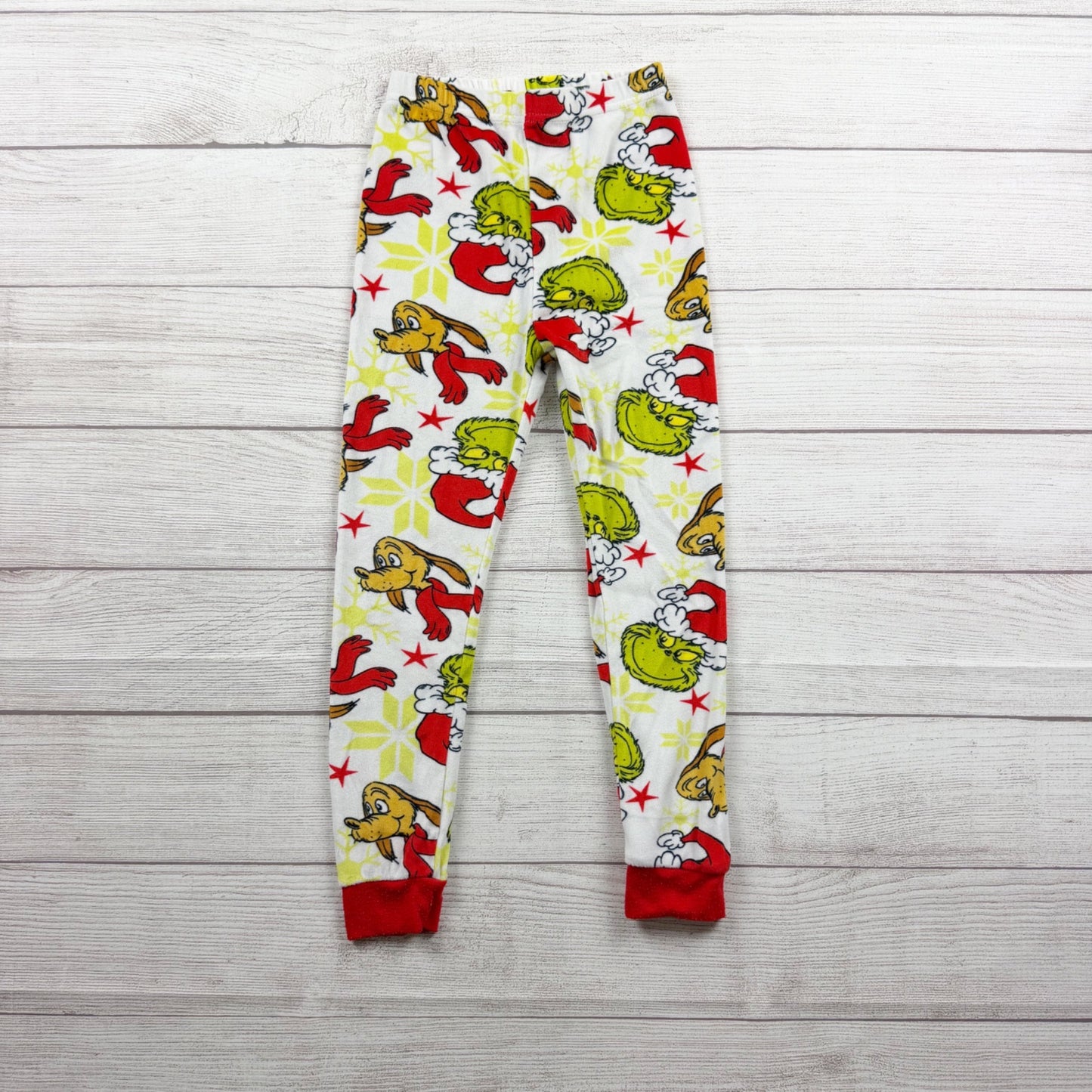 Dr. Seuss The Grinch Kids Pajama Set Holiday Max Character Print Sleepwear 6
