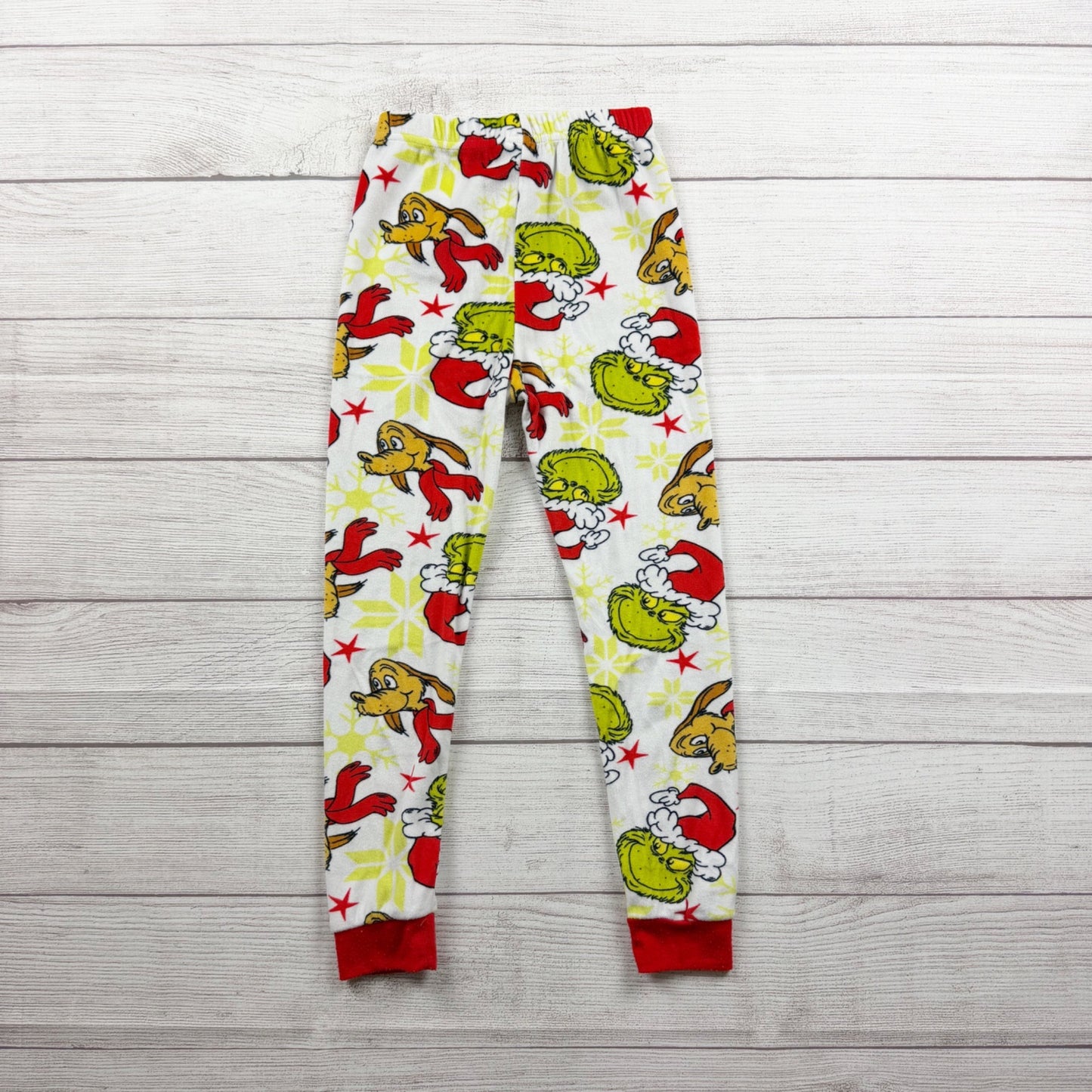 Dr. Seuss The Grinch Kids Pajama Set Holiday Max Character Print Sleepwear 6