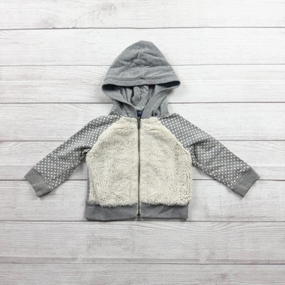 babyGap Gap Toddler Hoodie Sherpa Zip-Up Jacket 18-24 Months