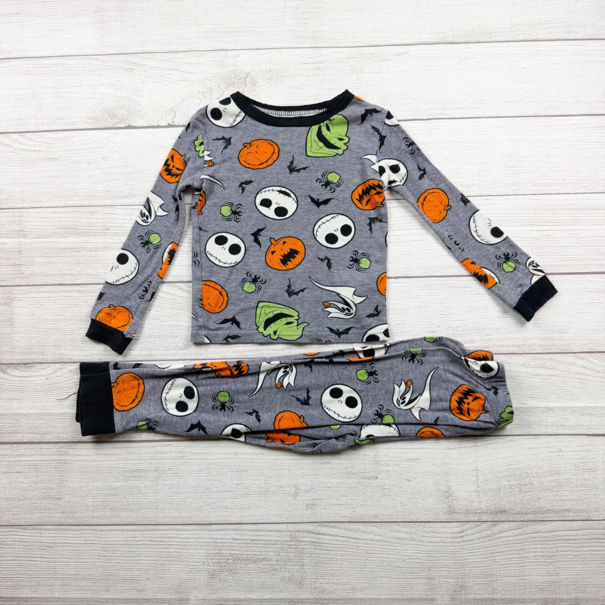 Disney Nightmare Before Christmas Halloween Kids Pajama Set Long Sleeve 6