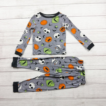 Disney Nightmare Before Christmas Halloween Kids Pajama Set Long Sleeve 6