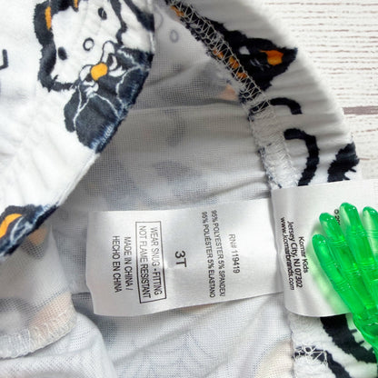 Hello Kitty Halloween Pajama Set Long Sleeve Pumpkin Cat Pattern NWT 3T