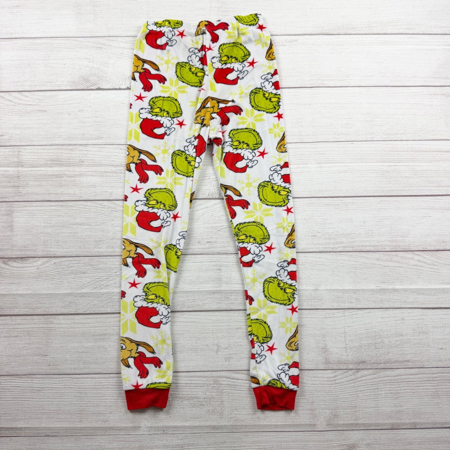 Dr. Seuss The Grinch Kids Pajama Set Red Green Max Festive Print 10