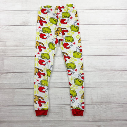 Dr. Seuss The Grinch Kids Pajama Set Red Green Max Festive Print 10
