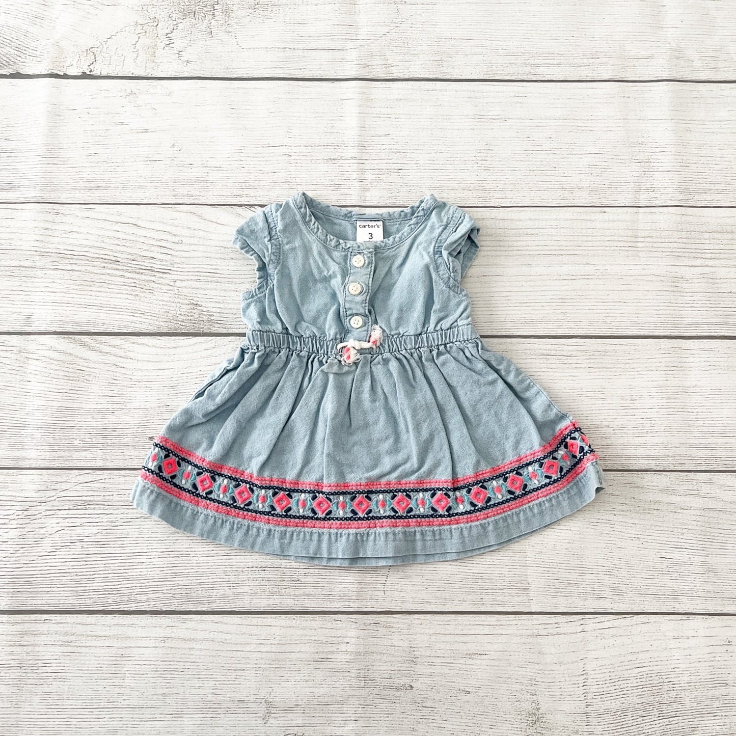 0-3M | Embroidered Dress