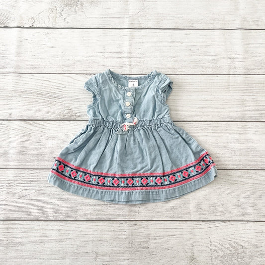 0-3M | Embroidered Dress