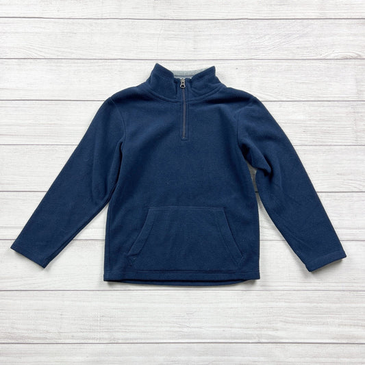 The Children’s Place Fleece Pullover Quarter Zip Sweater Kangaroo Pocket S 5-6