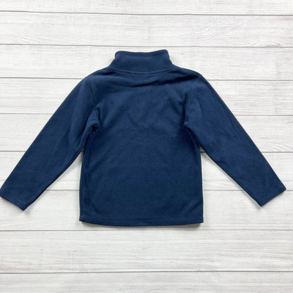 The Children’s Place Fleece Pullover Quarter Zip Sweater Kangaroo Pocket S 5-6