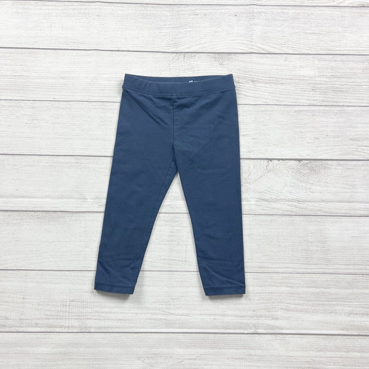 Crewcuts Cropped Navy Leggings Cotton Blend Girls Comfortable Everyday Wear 5