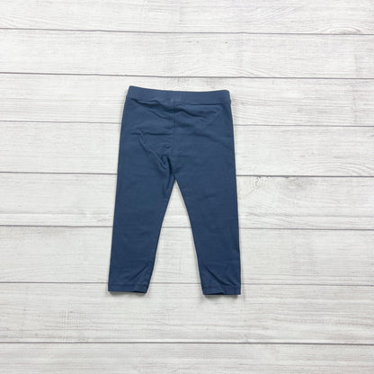 Crewcuts Cropped Navy Leggings Cotton Blend Girls Comfortable Everyday Wear 5