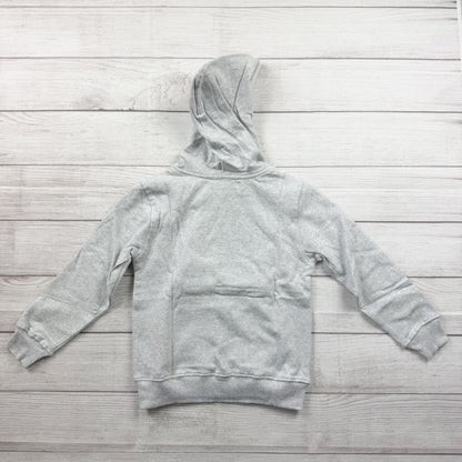Aeropostale Kids Hoodie Gray Pullover Sweatshirt Fleece Lined Logo NWT 5-6