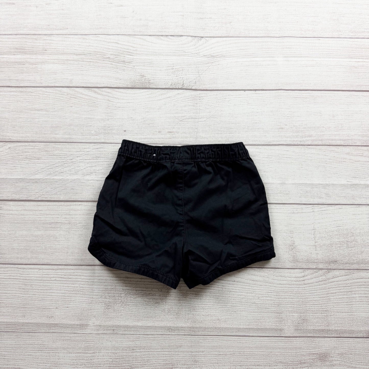 The Children’s Place Black Girls Elastic Waist Pull On Shorts 5T