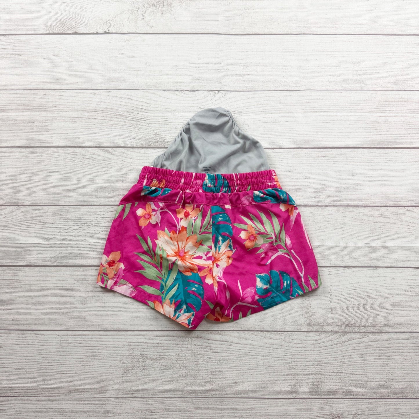 Old Navy Girls Active Floral Print Shorts Go-Dry Technology M 8