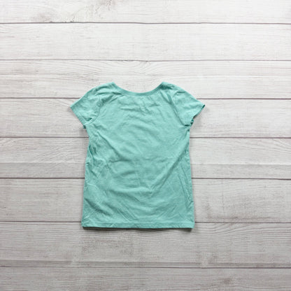 The Children’s Place Girls Mint Green Short Sleeve Unicorn Graphic T-Shirt 5T