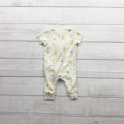 Disney Cloud Island Baby Yellow Winnie the Pooh Sleep Play Pajamas 0-3 Months