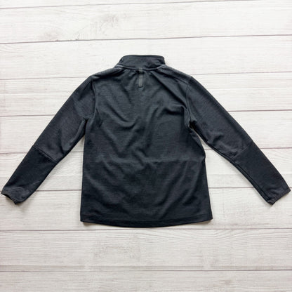 Russell Athletic Dripower 360 Boys Quarter Zip Pullover Black Heather M 8