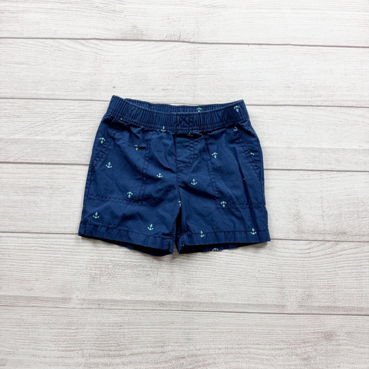 Carter's Baby Boys Anchors Printed Shorts Elastic Waist Lightweight 12-18 Months