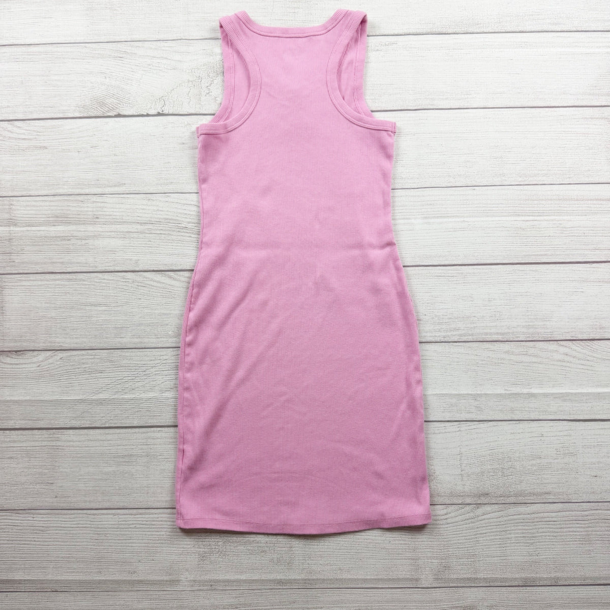 Art Class Kids Pink Ribbed Sleeveless Tank Dress Soft Blend L 10-12