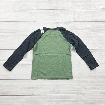 Star Wars Grogu Raglan Shirt Toddler Long Sleeve Tee “Grogu” Graphic NWT 4T