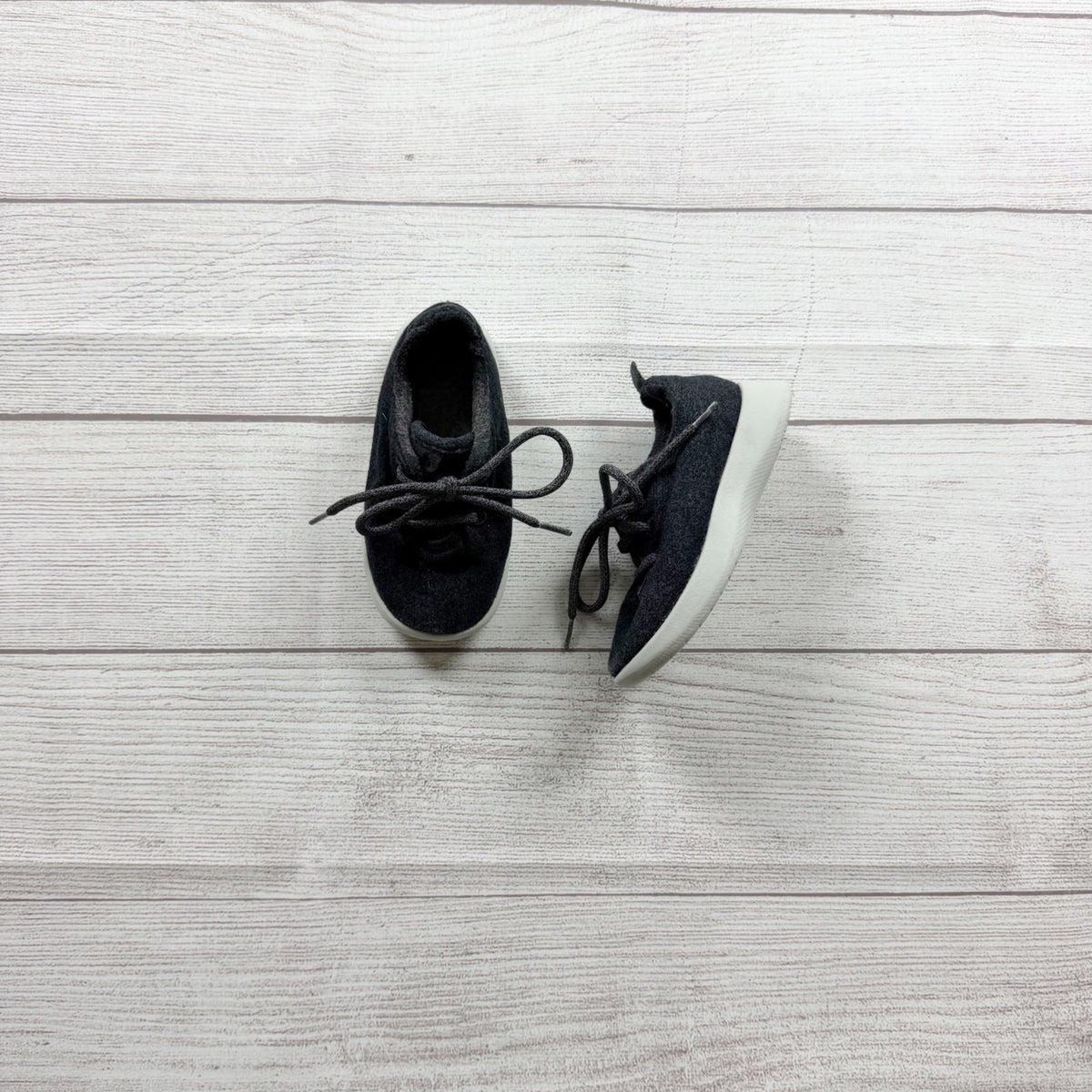 Allbirds Small Birds Wool Runner Toddler Shoes Casual Gray Lace Up US 7