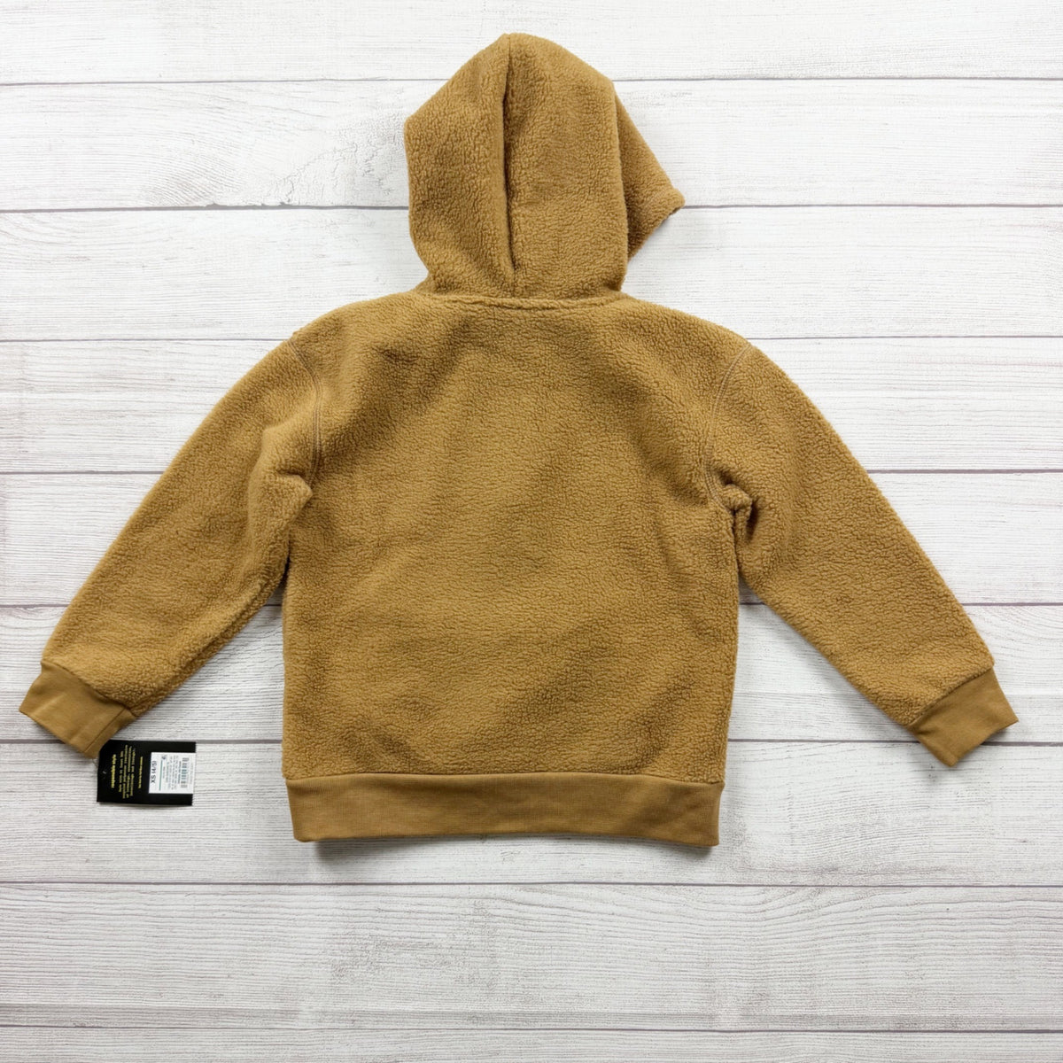Art Class Kids Sherpa Hoodie Brown Pullover Kangaroo Pocket NWT XS 4-5