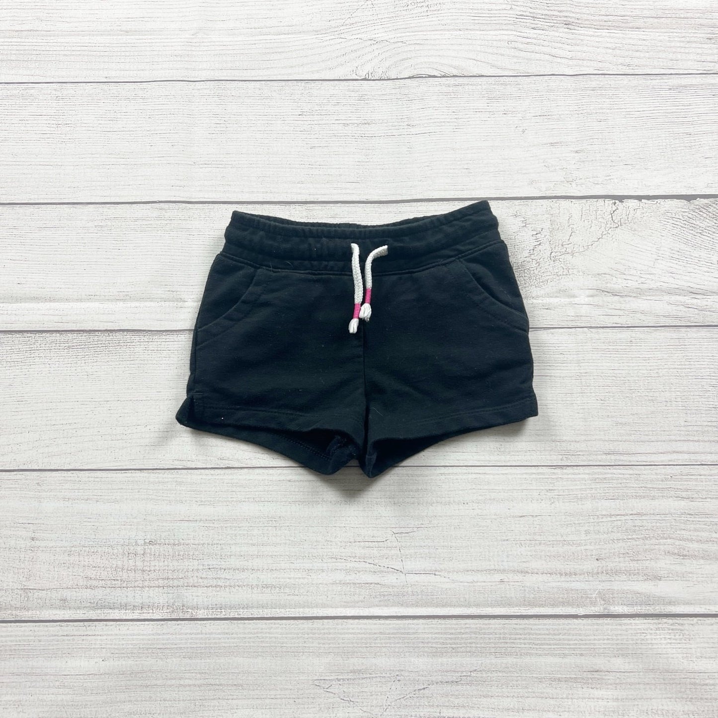 Cat & Jack Shorts Toddler Girls Black Drawstring Pocket Shorts 3T