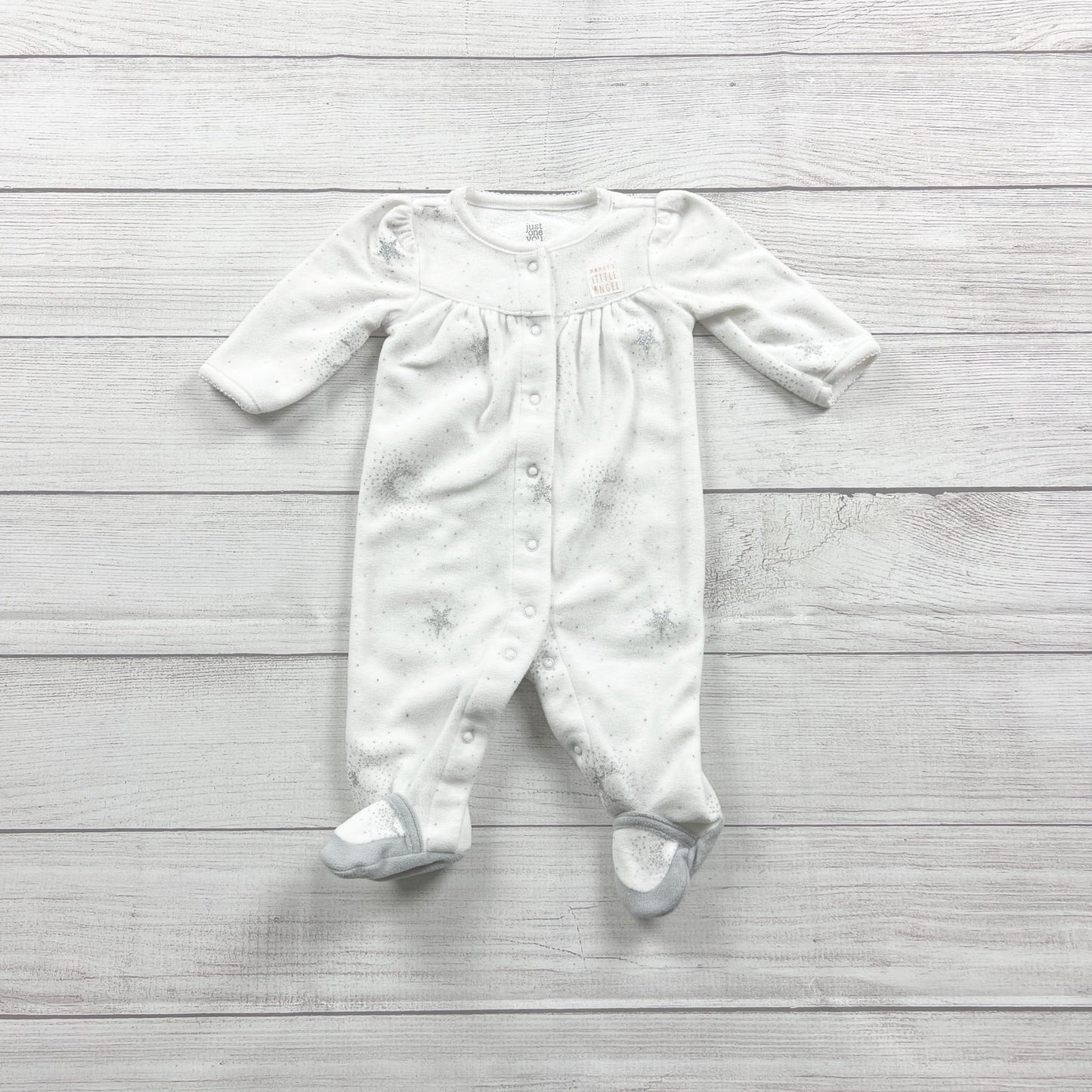 Just One You Carter's Baby Girl Angel Sleeper Footie Pajamas 3 Months