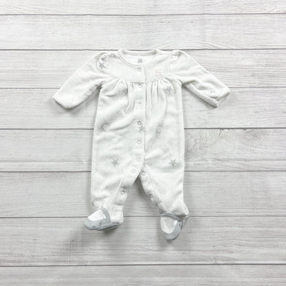 Just One You Carter's Baby Girl Angel Sleeper Footie Pajamas 3 Months