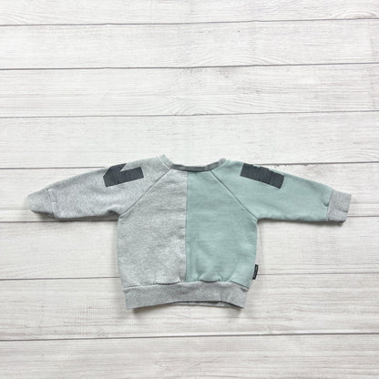 Tiny Tribe Baby Sweatshirt Fun Graphic Long Sleeve Crewneck 9-12 Months