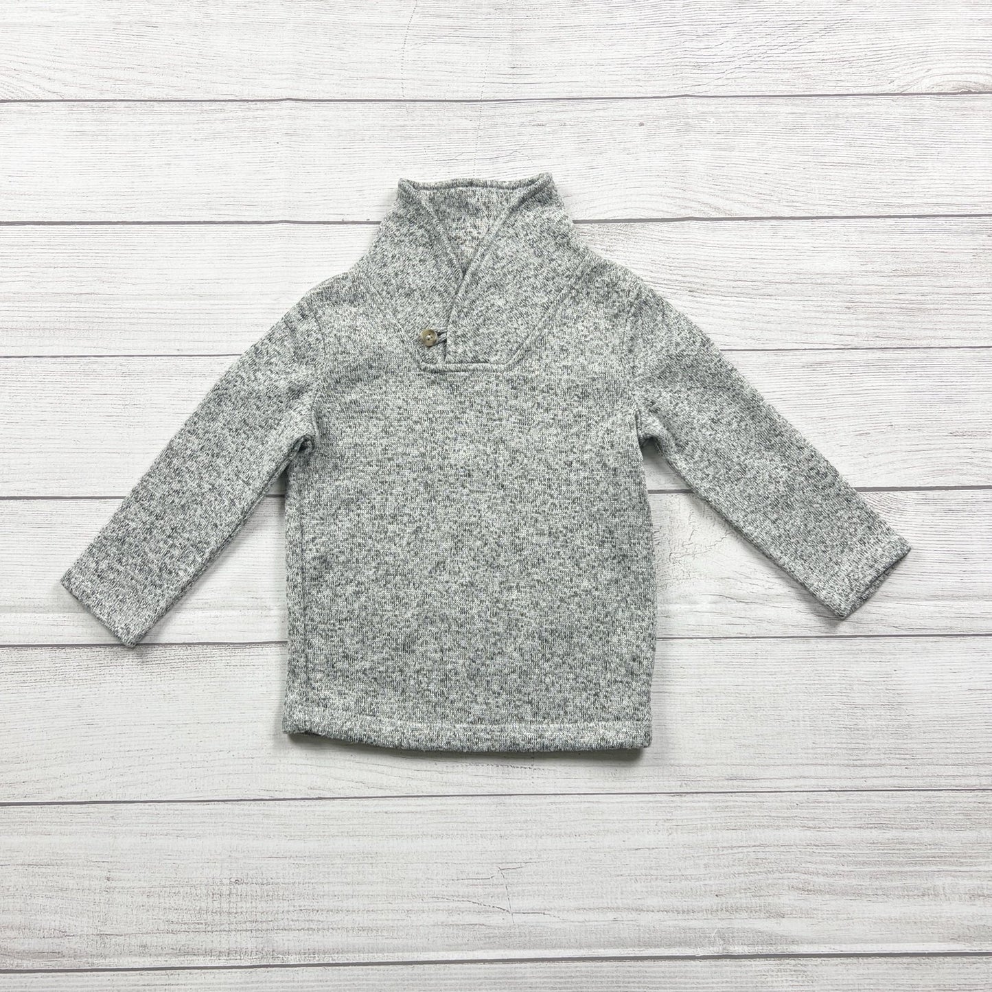 Jumping Beans Sweater Toddler Boys Shawl Collar Pullover Long Sleeve 2T