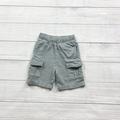 Hanna Andersson Toddler Cargo Shorts Pockets Gray 2T