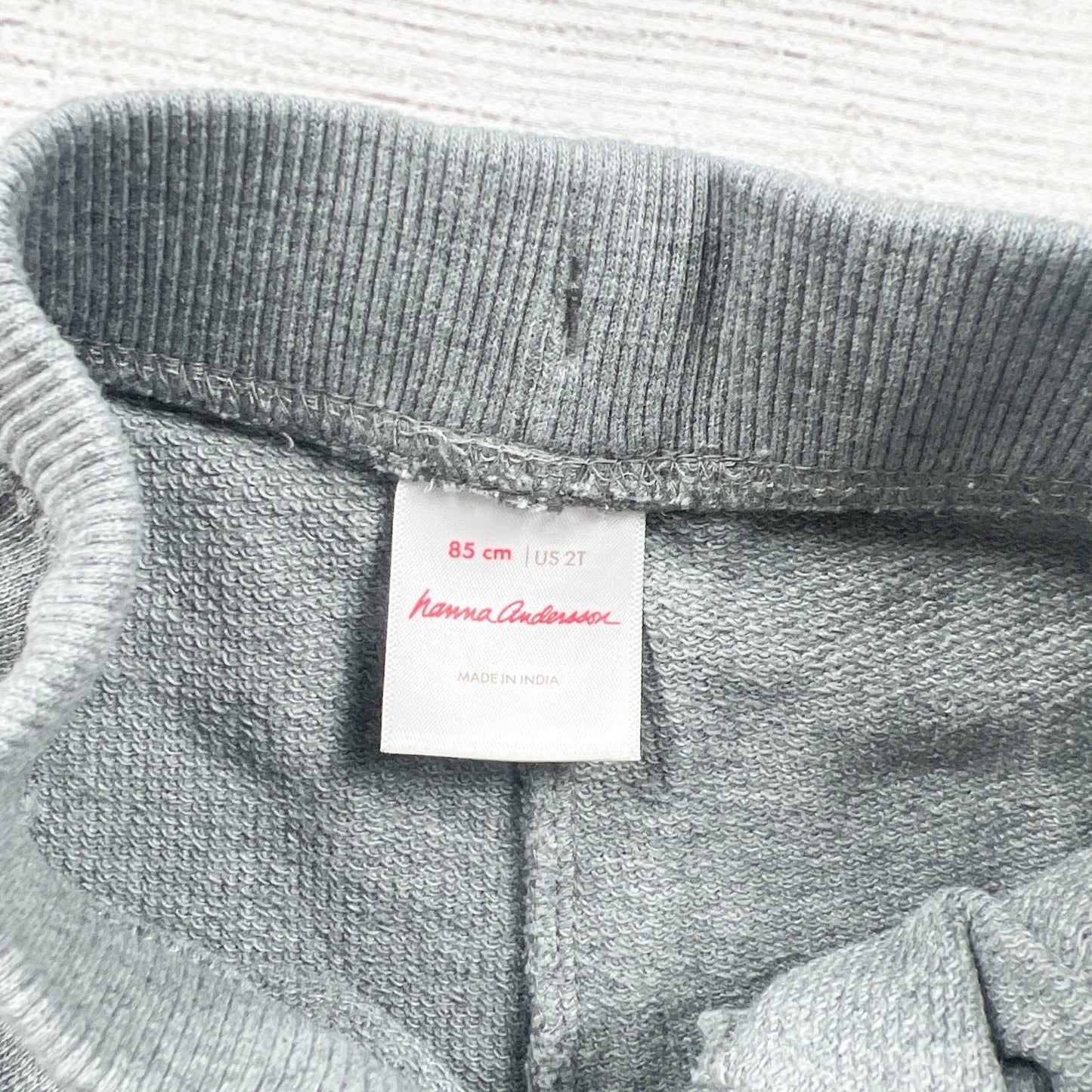 Hanna Andersson Toddler Cargo Shorts Pockets Gray 2T